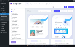 Page screenshot: Templately