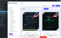 Page screenshot: Templately