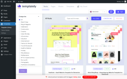 Page screenshot: Templately