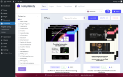 Page screenshot: Templately