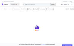 Page screenshot: Templately &lsaquo; Test site &mdash; WordPress