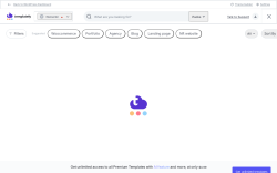 Page screenshot: Templately &lsaquo; Test site &mdash; WordPress
