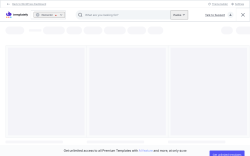 Page screenshot: Templately &lsaquo; Test site &mdash; WordPress