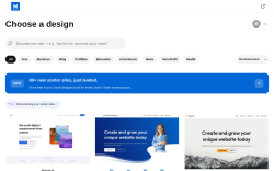 Page screenshot: Appearance &rarr; Starter Templates