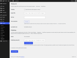 Page screenshot: Settings &rarr; Temso AI