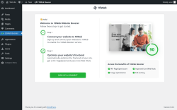 Page screenshot: 10Web Booster &lsaquo; Test site &mdash; WordPress