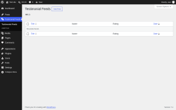 Page screenshot: Testimonial Feeds