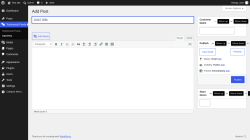 Page screenshot: Testimonial Feeds &rarr; Add Post