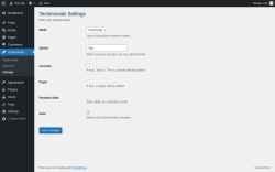Page screenshot: Testimonials &rarr; Settings