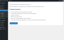 Page screenshot: Text To Speech → Affiliation