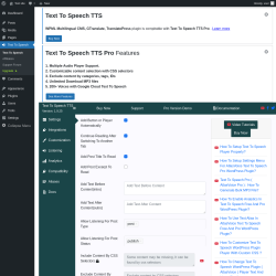 Page screenshot: Text To Speech