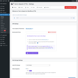 Page screenshot: Text to Speech