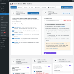 Page screenshot: Text to Speech