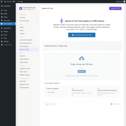 Page screenshot: Text to Speech &rarr; Speech to Text