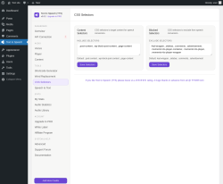 Page screenshot: Text to Speech &rarr; CSS Selectors