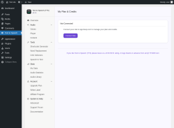 Page screenshot: Text to Speech &rarr; 