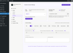 Page screenshot: Text to Speech &rarr; Content