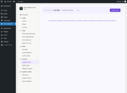 Page screenshot: Text to Speech &rarr; 
