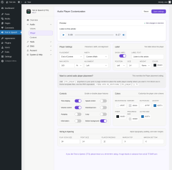 Page screenshot: Text to Speech &rarr; Player