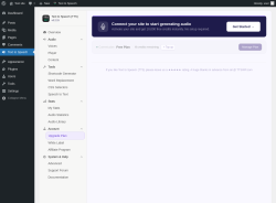Page screenshot: Text to Speech &rarr; 