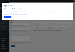 Page screenshot: Events &rarr; Tags