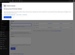 Page screenshot: Events &rarr; Tags