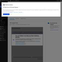 Page screenshot: Events &rarr; Help