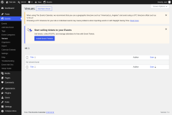 Page screenshot: Events &rarr; Venues
