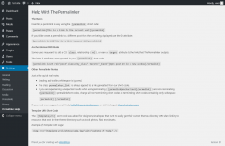 Page screenshot: Settings  &rarr; Permalinker Help