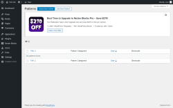 Page screenshot: Nexter Blocks → Patterns