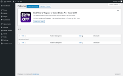 Page screenshot: Nexter Blocks → Patterns