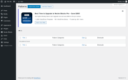 Page screenshot: Nexter Blocks → Patterns