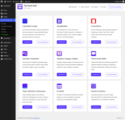 Page screenshot: The Post Grid &rarr; Our Plugins