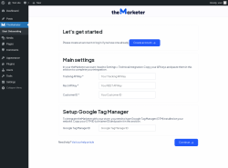 Page screenshot: TheMarketer