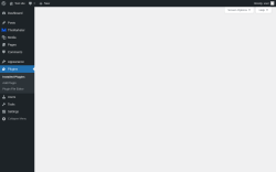 Page screenshot: Plugins ‹ Test site — WordPress