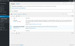 Page screenshot: Plugins &lsaquo; Test site &mdash; WordPress