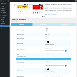 Page screenshot: TH MegaMenu