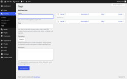 Page screenshot: Portfolio &rarr; Tags