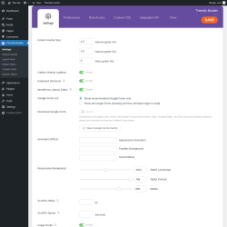 Page screenshot: Themify Builder