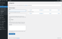 Page screenshot: Store Locations &rarr; Categories