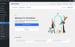 Page screenshot: Settings &rarr; ThriveDesk