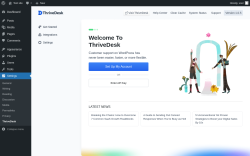 Page screenshot: Settings &rarr; ThriveDesk