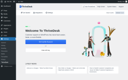 Page screenshot: Settings &rarr; ThriveDesk