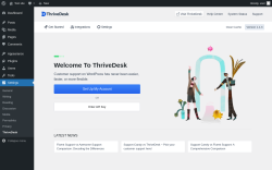 Page screenshot: Settings &rarr; ThriveDesk