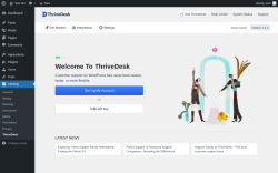 Page screenshot: Settings &rarr; ThriveDesk
