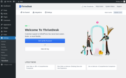 Page screenshot: Settings &rarr; ThriveDesk