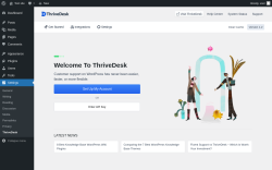 Page screenshot: Settings &rarr; ThriveDesk
