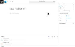 Page screenshot: Tickera → Create new event