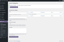 Page screenshot: Tickera → Event Categories