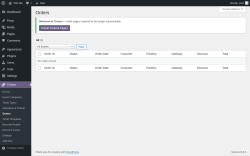 Page screenshot: Tickera → Orders
